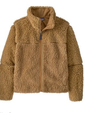 NEVER WORN Patagonia Teddy Fleece Zip Jacket in Camel